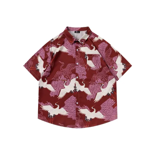 BEAR UNION Женские рубашки красного цвета