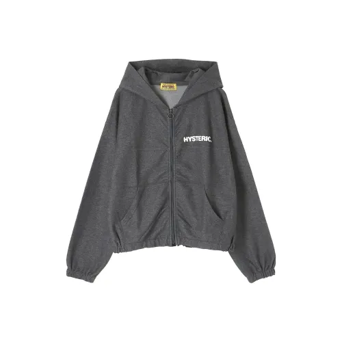 HYSTERIC GLAMOUR SS24 Свитшот Женский Угольный Серый