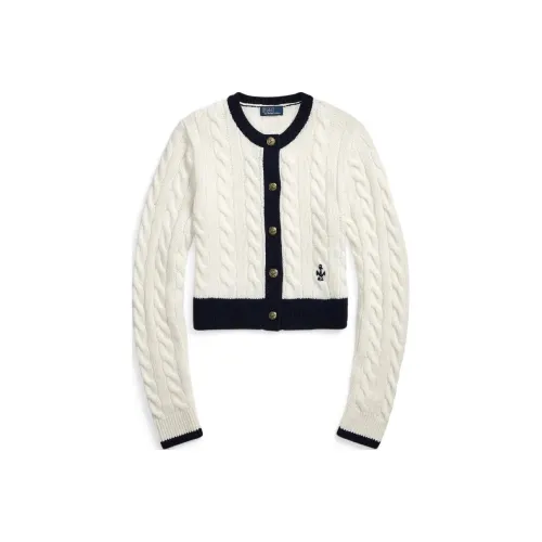 Polo Ralph Lauren Кашемир Свитер Женский Синий Белый