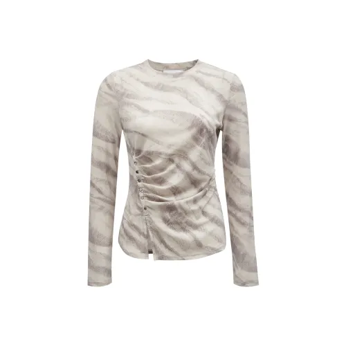 ONLY T-рубашка женская Gama полосы с принтом