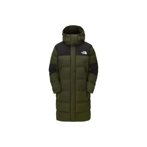 THE NORTH FACE Пуховик женский армейский зеленый
