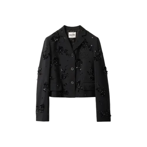 MIU MIU Куртки и Пальто Женские Черные