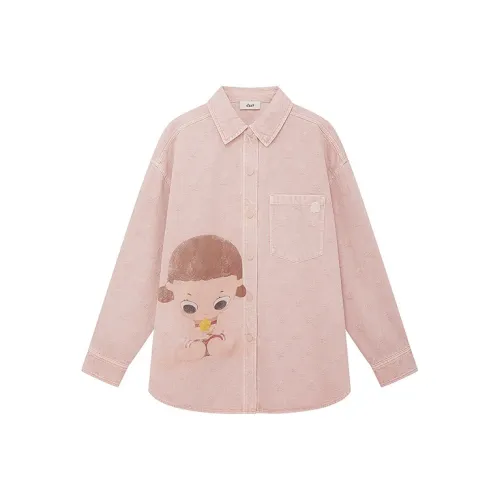 d'zzit x [PAOPAOMATELIANMINGXILIE] Рубашка Женская Розовая