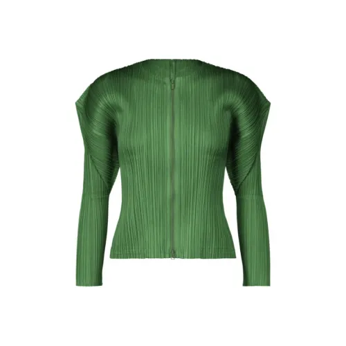 PLEATS PLEASE ISSEY MIYAKE SS24 Куртки и Пальто Женские Зеленый