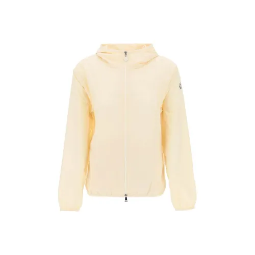 Moncler SS24 Куртки Пальто Женские Бежевый