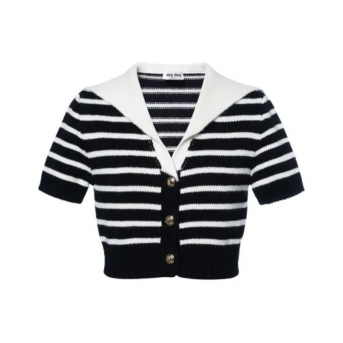 MIU MIU FW23 Трикотаж Женский Черный