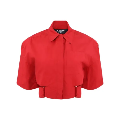 Jacquemus Женские Рубашки Красного Цвета