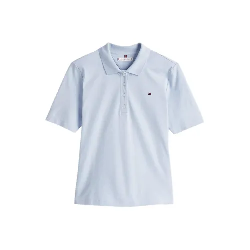 Tommy Hilfiger Светло-синий Женское Поло