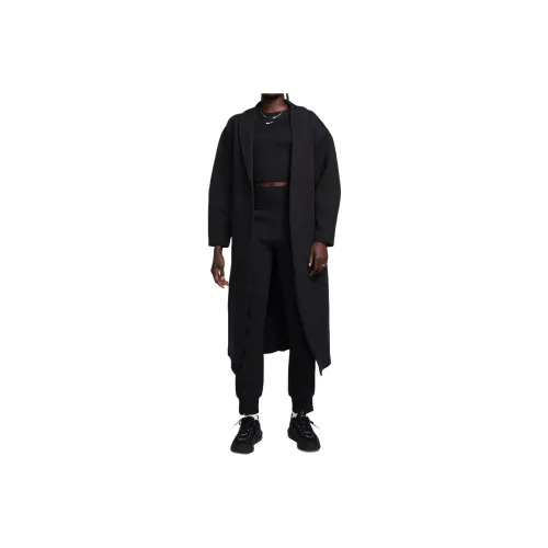 nike Sportswear Tech Fleece Женские OVERSIZED Duster Куртка Куртки Пальто Женские Черный