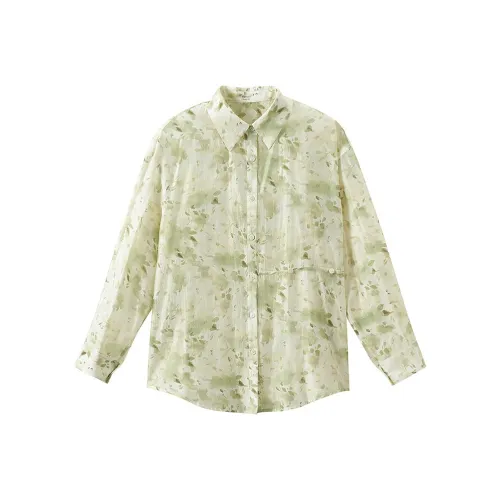 Inman Зеленые Женские Рубашки