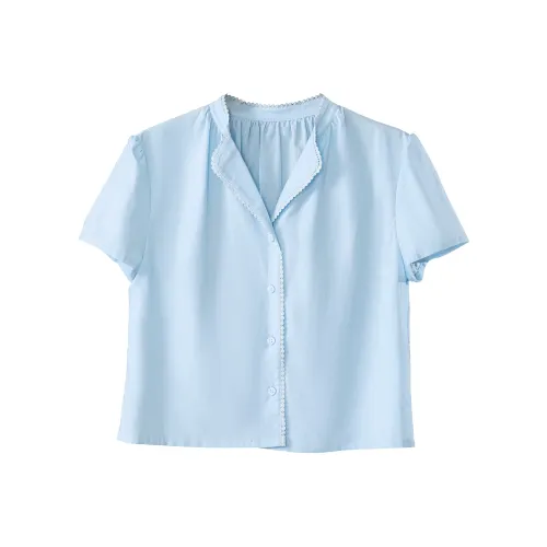 Fstudio Синие Женские Рубашки