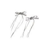 Серебряная заколка для волос в форме бабочки