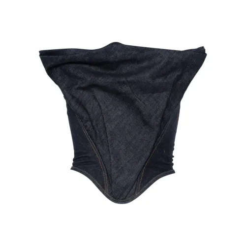 MAGDA BUTRYM Без бретелек Топ Женский Синий