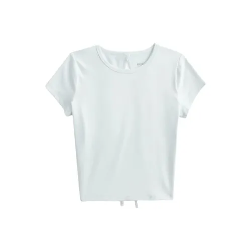 Hollister T-Shirt Женская Светло-Синяя