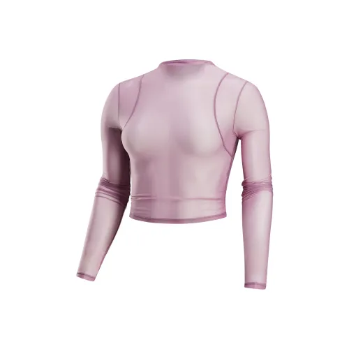 Nike Dri FitZenvy T Рубашка Женская Серый Фиолетовый Красный