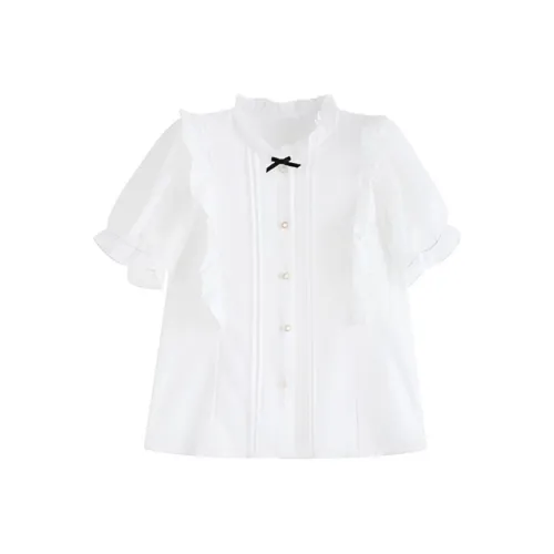 PLANE DRIFT Белая унисекс рубашка