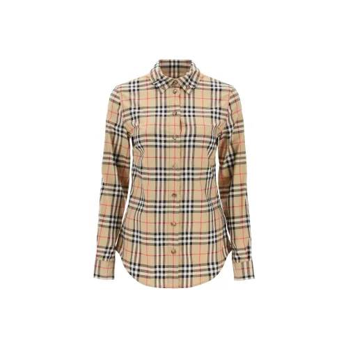 Burberry Хаки Женские Рубашки