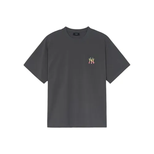 MLB Base Logo New York Yankees SS25 T-Shirt Unisex Dark Carbon Gray