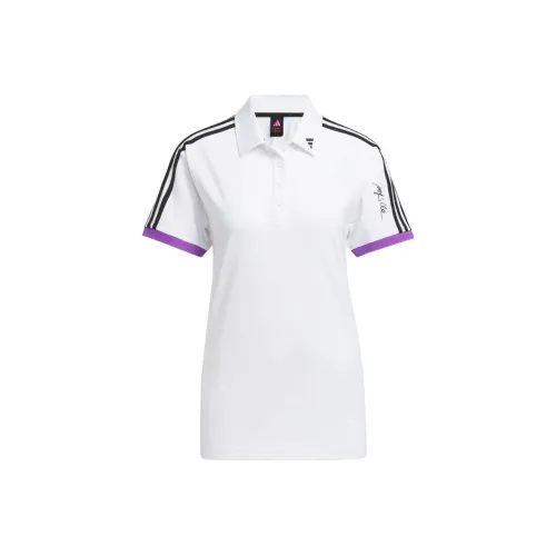 Adidas Поло Женское Белое