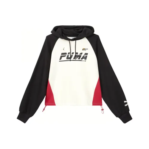 PUMA Американский Свитшот Женский Бежевый