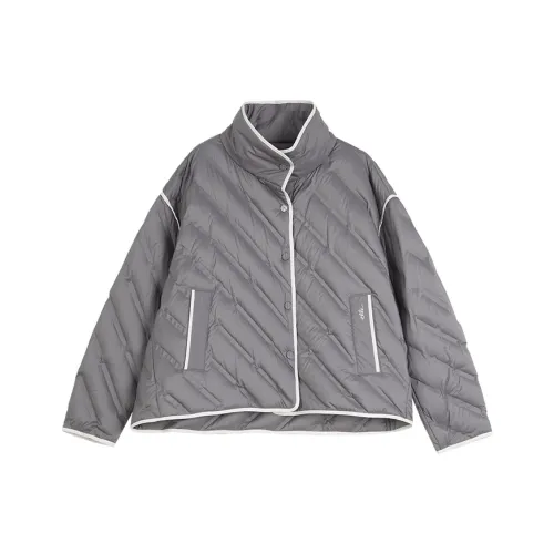 ELLE Пуховик Женский Темно-Серый