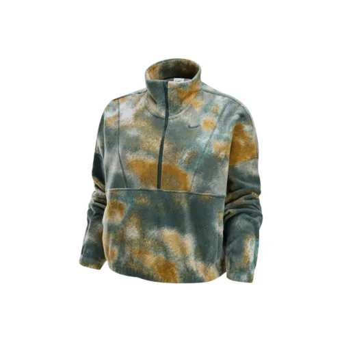 Nike Therma Fit One Свитшот Женский Винтажный Зеленый