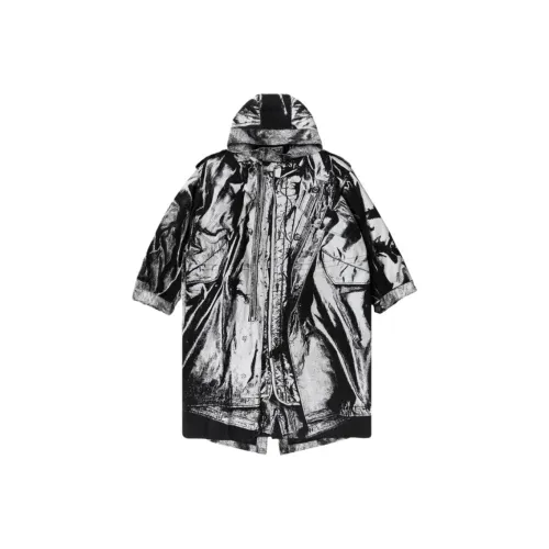 Jean Paul Gaultier SS25 PARKA Пальто Мужской Черный