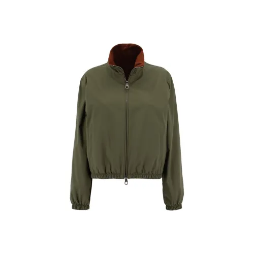 Loro Piana Куртки и Пальто Женские Армейский Зеленый