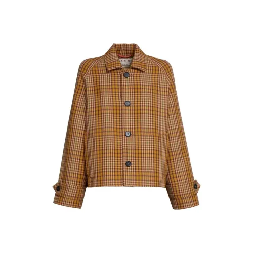 MARNI Коричневые Женские Куртки