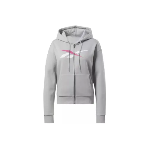 Reebok TE Vector FZ Толстовка Женская Серого цвета
