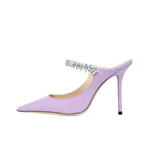 Jimmy Choo Bing Домашние тапочки Женские Светло-фиолетовый