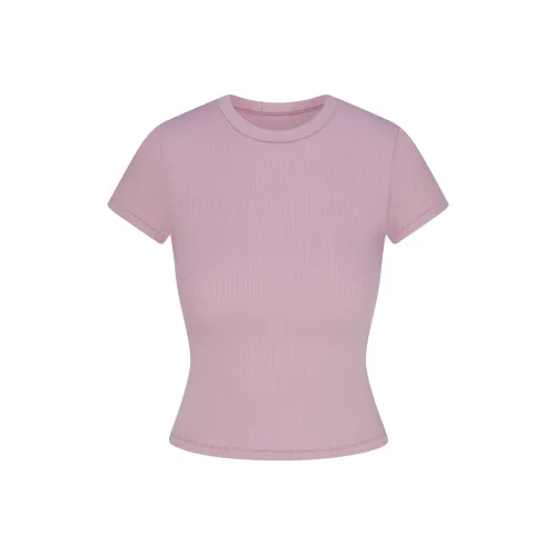 SKIMS Обычный T Рубашка Женские DUSK Nightfall Цвет