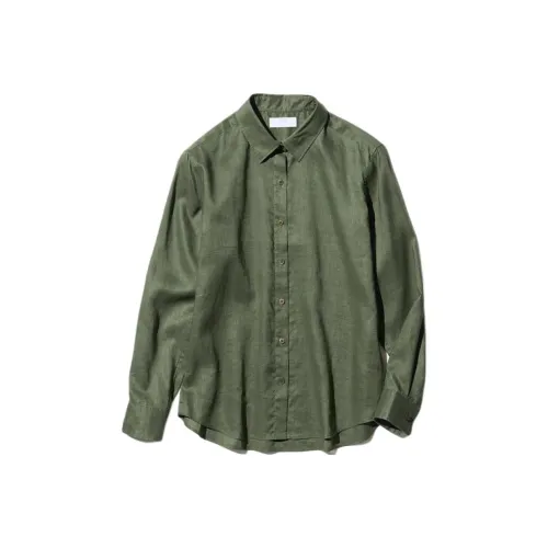 UNIQLO Бирюзовые Женские Рубашки