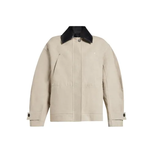 Ferragamo Куртки и Пальто Женские Светлый Бежевый