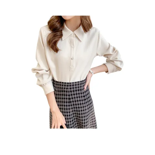 Itisf4 Абрикос Женские Рубашки