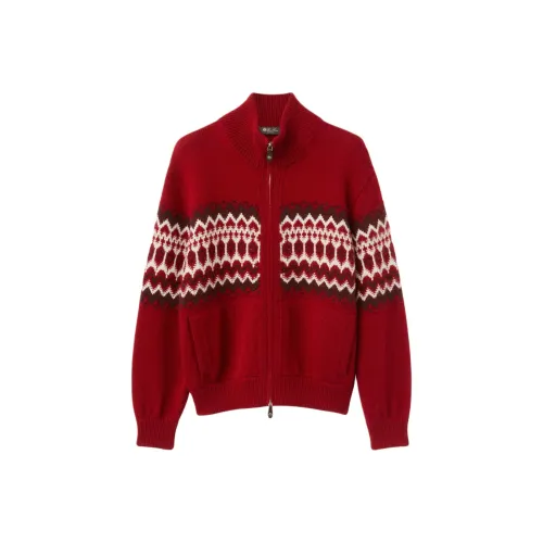 Loro Piana Красный Женские Кашемировые Свитеры
