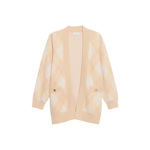 Sandro Куртки и Пальто Женские Бежево-Желтые