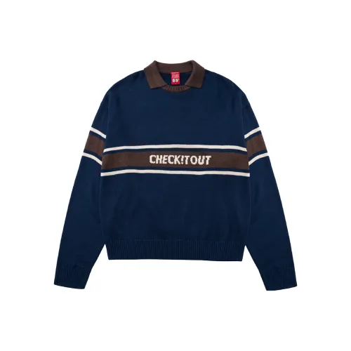 Checkitout Стекло CAPTAIN Синий/коричневый/Экрю Унисекс Свитшоты