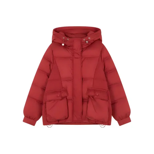 IHIMI Красный Женский Пуховик