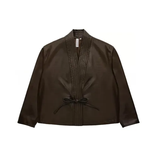 CLOT Leading and Laggard Collection SS24 Куртки и Пальто Женские Коричневый