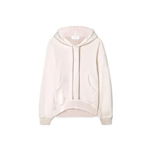 OFF Белый SS24 Толстовка Обычный крой Женский Розовый