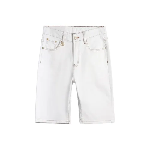 JIKENDI Джинсовые шорты Мужские Белые