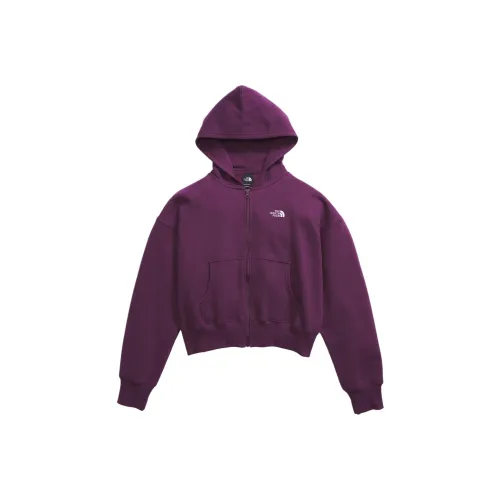 THE NORTH FACE Evolution Full Zip Hoodie Куртки Пальто Женские Черная Смородина Фиолетовый