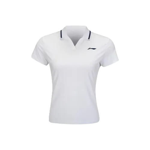 Подкладка Tennis Series Поло Женские Стандартный Белый