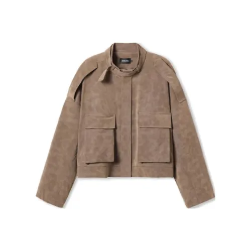 TOOOLAZY Куртки и Пальто Женские Хаки