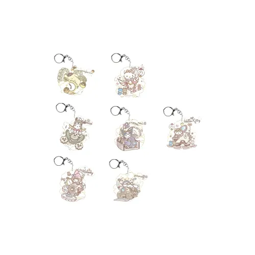 3D JP Kitty Подвеска Брелок Модный Мерч Sanrio Steam Era Collection Украшение Пазл Слепые Коробки 1 Случайный