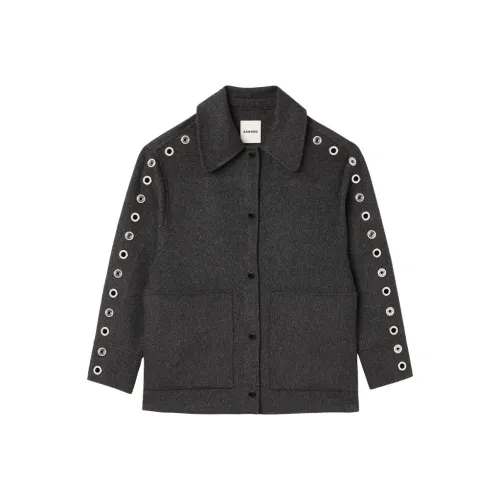 Sandro Куртка Женская Темно-Серый