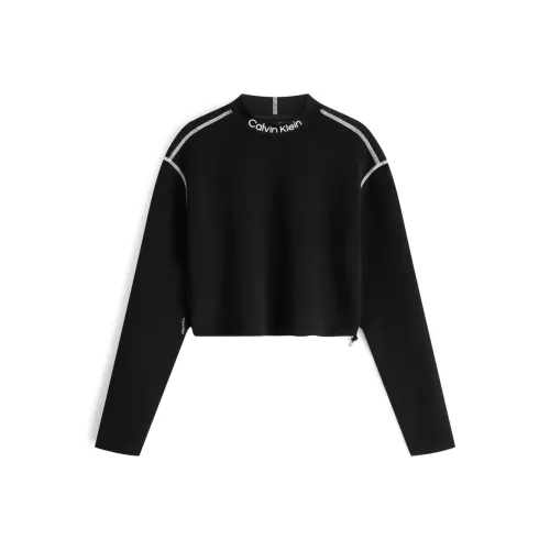 CALVIN KLEIN Свитшот Женский Космический Черный