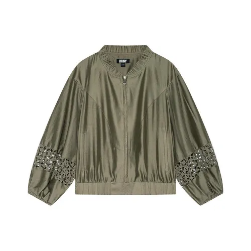 DKNY SS24 Куртки и Пальто Женские Оливково-зеленый