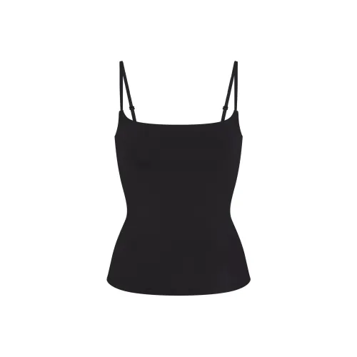 SKIMS Хлопок Джерси CAMI Топ на бретелях Женский SOOT Дымчатый Серый